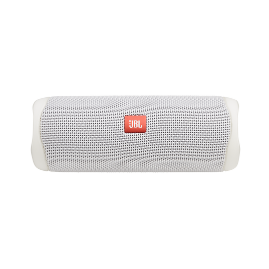 JBL Flip 5 - White - Portable Waterproof Speaker - Front